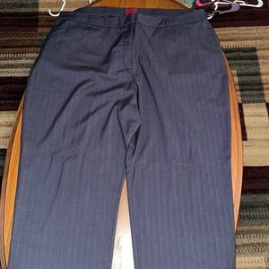 Grey striped pants